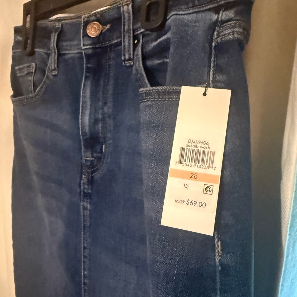 NWT - Maxi Jean Skirt / Long DKNY Denim Pencil Skirt/ Maxi Skirt - Picture 8 of 12